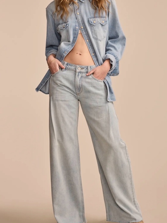 Lucky Brand Denim - Lucky Brand Light Wash Wide Leg Palazzo Women’s Jeans -26